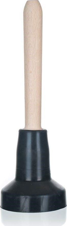 BRILANZ Zvon gumový 30 cm, s drevenou rukoväťou